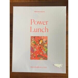 Piecework "Power Lunch" 1000 Piece Jigsaw Puzzle Brand New Sealed